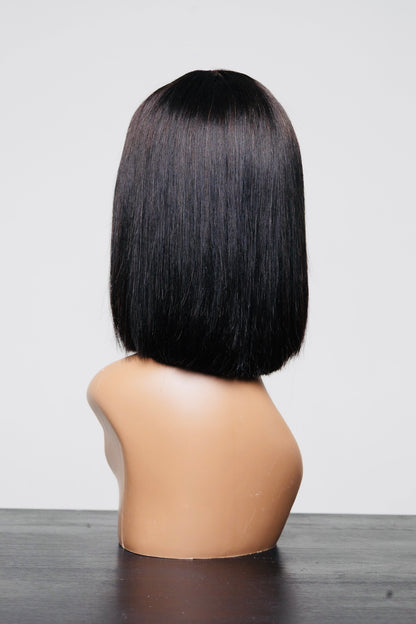 Vietnamese Fringe Bob Wig 12-inch (Virgin Hair)